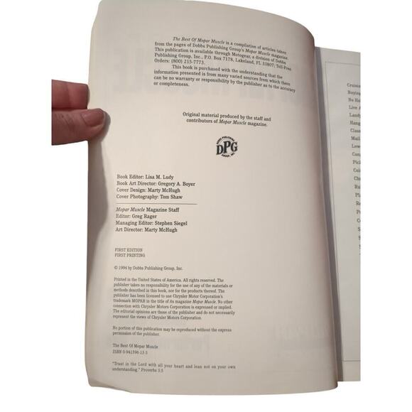 The Best of Mopar Muscle Special Collectors Series #1 Book - Picture 3 of 6